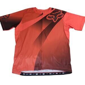 Fox Racing Men's XL Live Wire Head Logo Decent Jersey Fluorescent Orange READ99